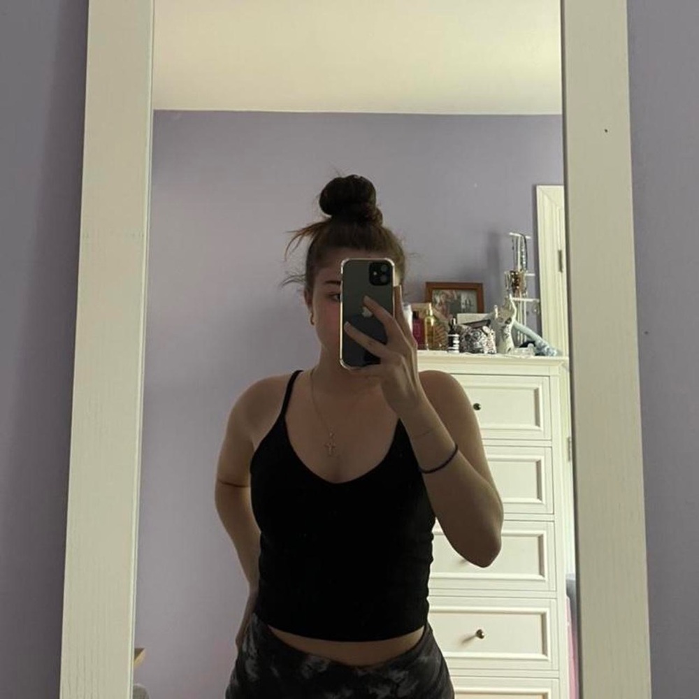Black crop top